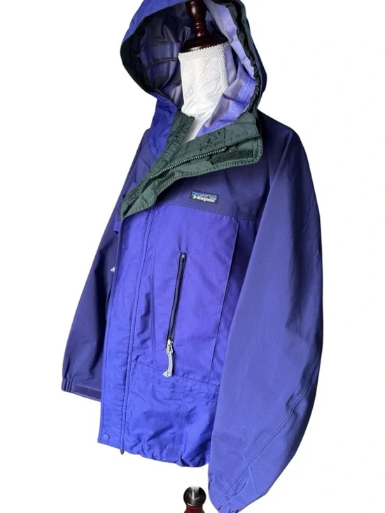 Patagonia Blue/purple Hooded Shell Jacket - Picture 2 of 13